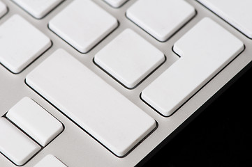Image showing Part of white keyboard