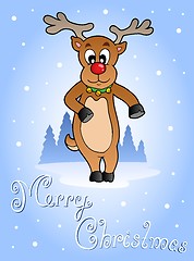 Image showing Christmas theme greeting card 7