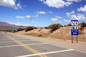 Image showing Road and signs