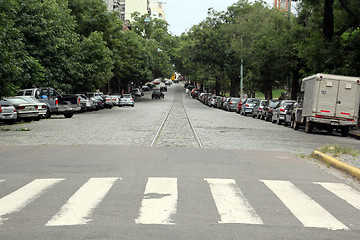 Image showing Old tram way