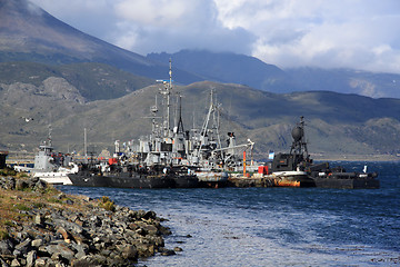 Image showing Military navy base