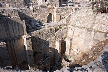 Image showing Ancient ruins of pools in the Muslim Quarter of Jerusalem