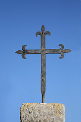 Image showing Cross, Basilica of the Transfiguration, Mount Tabor, Israel