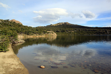 Image showing Forest and lake