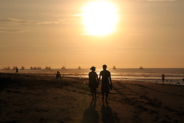 Image showing On the beach