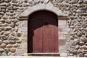 Image showing Wall and door