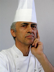 Image showing Chef posing for the camera