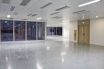 Image showing modern hall in building 