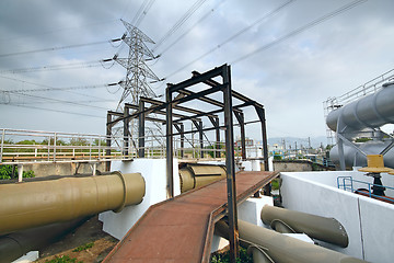 Image showing steel path at outdoor industry