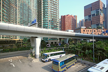 Image showing traffic highway in urban area