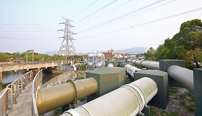 Image showing Oil and Gas Industry at outdoor at day 