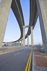 Image showing Under the bridge. Urban scene