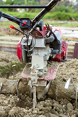 Image showing farming tractor 