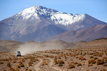 Image showing Mountain and desert
