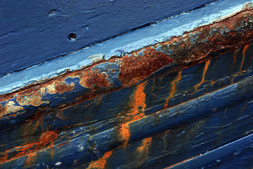 Image showing Rusty ship