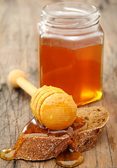 Image showing Honey and rye bread.