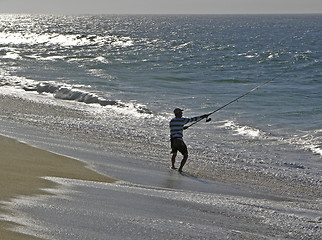 Image showing Surf Fisherman, Cabo San Lucas, Mexico (8MP camera).