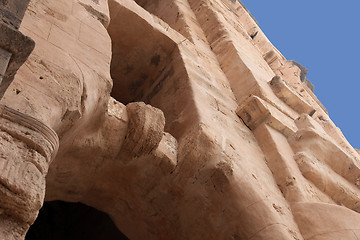 Image showing The amphitheater in El-Jem, Tunisia