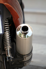 Image showing Motorbike exhaust