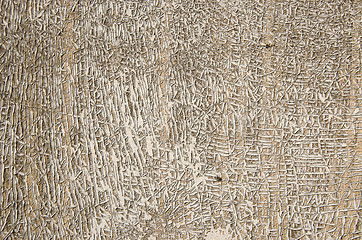 Image showing Background of frayed cardboard macro details.