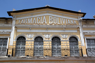 Image showing Farmacia Boliviana