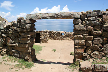 Image showing Stone gate