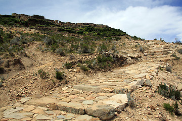 Image showing Staircase and ruins