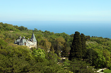 Image showing landscape with palace