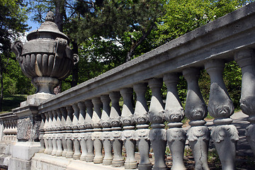 Image showing fence in a park