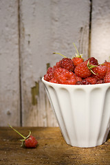 Image showing Red raspberries II