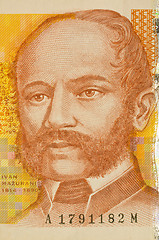 Image showing portrait of 100 kuna croatian banknote