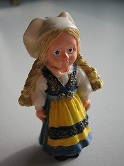 Image showing Girl in swedish folk costume