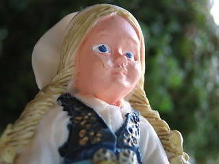 Image showing Girl in swedish folk costume