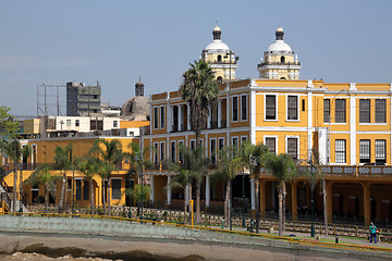 Image showing Yellow building