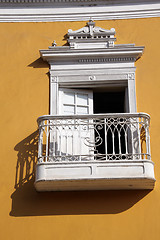 Image showing Wall and balcony
