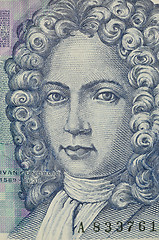 Image showing portrait of 50 kuna croatian banknote