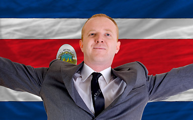 Image showing happy businessman because of profitable investment in costarica 