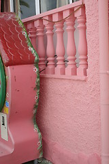 Image showing Pink wall