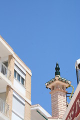 Image showing Decoration on house-roof