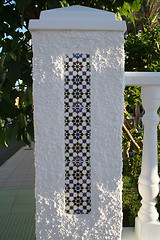 Image showing Decoration of  column