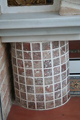 Image showing Mosaic column