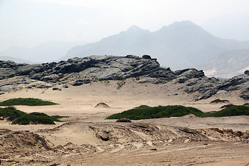 Image showing Mount and desert