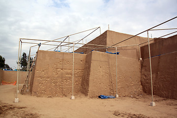 Image showing Ladder and ruins
