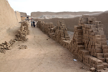 Image showing Wall anf bricks