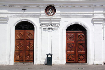 Image showing Wall and doors