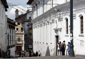 Image showing Street in the Quito