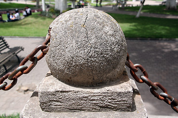 Image showing Ball and chain