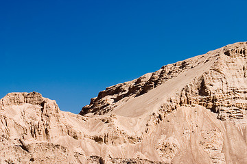 Image showing Desert hilly landscape