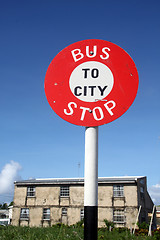 Image showing Bus stop