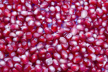 Image showing pomegranate seeds background